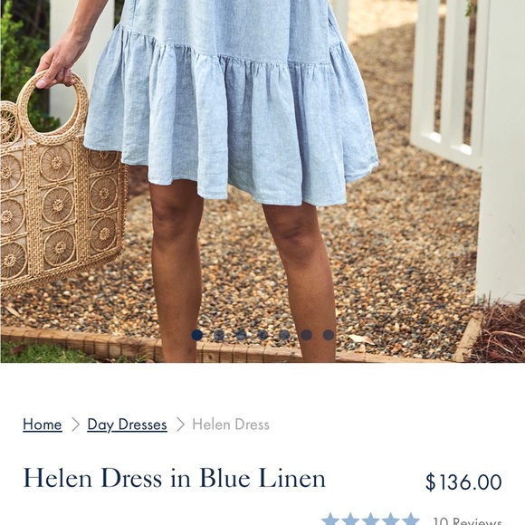 Lake Pajamas Helen Linen Dress - Picture 7 of 7
